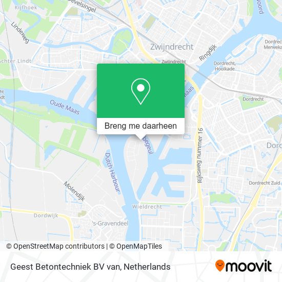 Geest Betontechniek BV van kaart