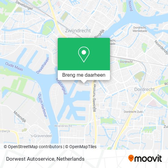 Dorwest Autoservice kaart