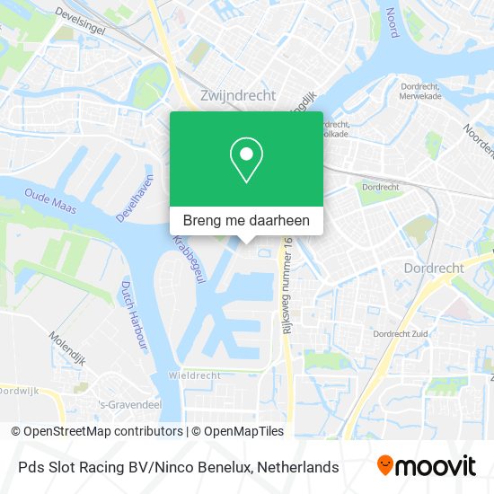 Pds Slot Racing BV / Ninco Benelux kaart