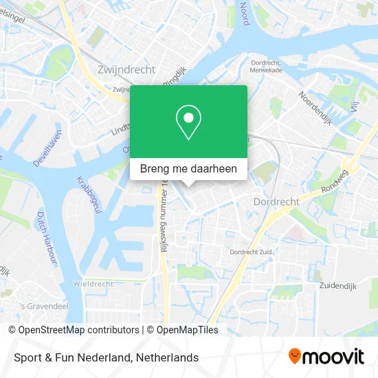 Sport & Fun Nederland kaart