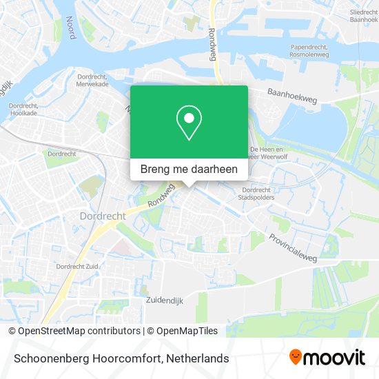 Schoonenberg Hoorcomfort kaart