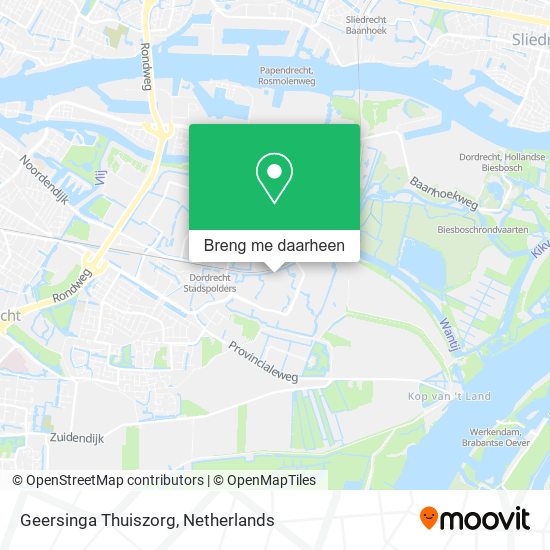 Geersinga Thuiszorg kaart