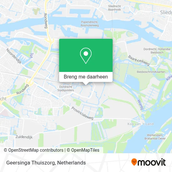 Geersinga Thuiszorg kaart