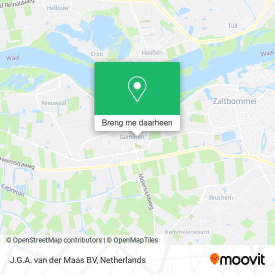 J.G.A. van der Maas BV kaart