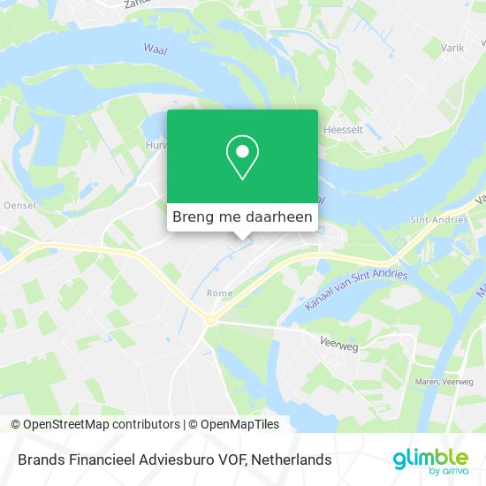 Brands Financieel Adviesburo VOF kaart