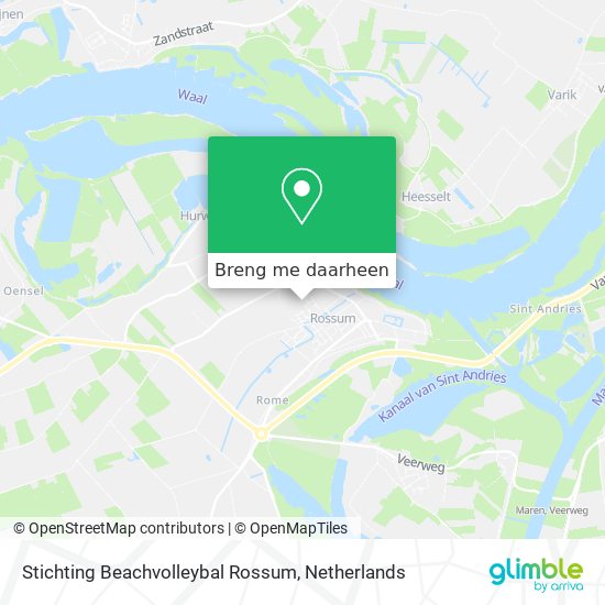 Stichting Beachvolleybal Rossum kaart