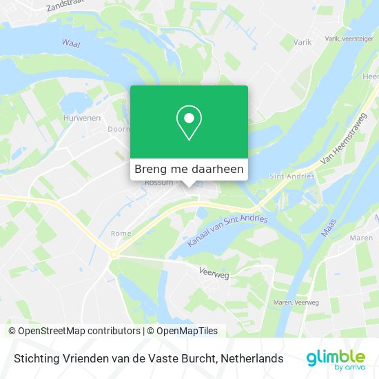 Stichting Vrienden van de Vaste Burcht kaart