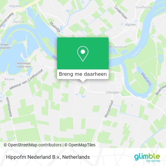 Hippofm Nederland B.v. kaart