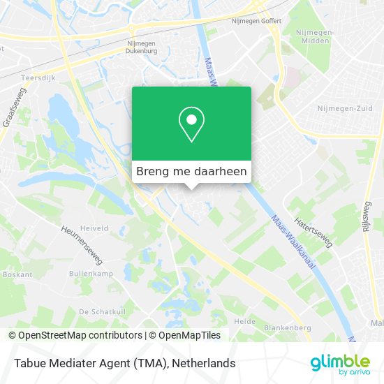 Tabue Mediater Agent (TMA) kaart