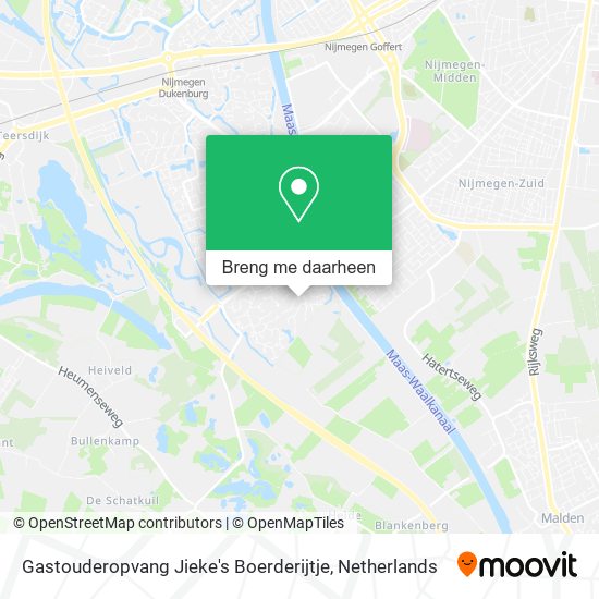 Gastouderopvang Jieke's Boerderijtje kaart