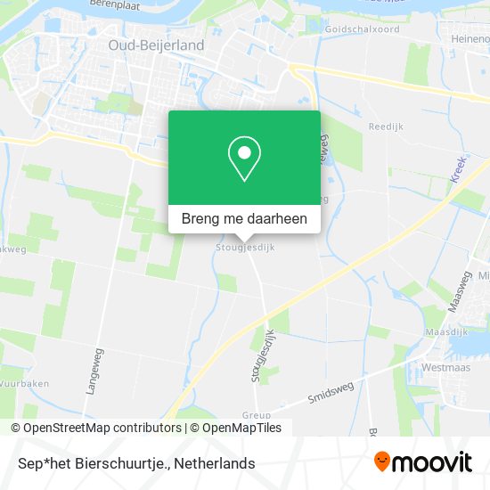 Sep*het Bierschuurtje. kaart