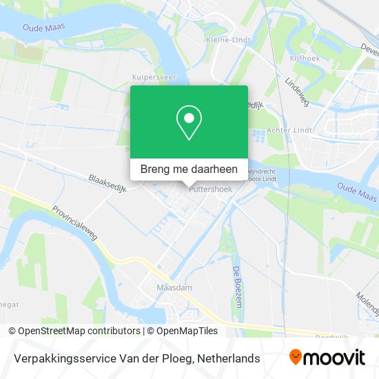 Verpakkingsservice Van der Ploeg kaart