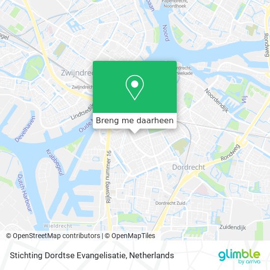 Stichting Dordtse Evangelisatie kaart