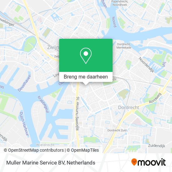 Muller Marine Service BV kaart