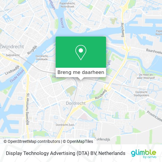 Display Technology Advertising (DTA) BV kaart