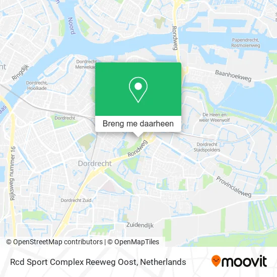 Rcd Sport Complex Reeweg Oost kaart