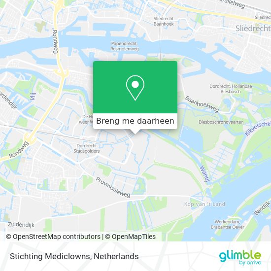 Stichting Mediclowns kaart