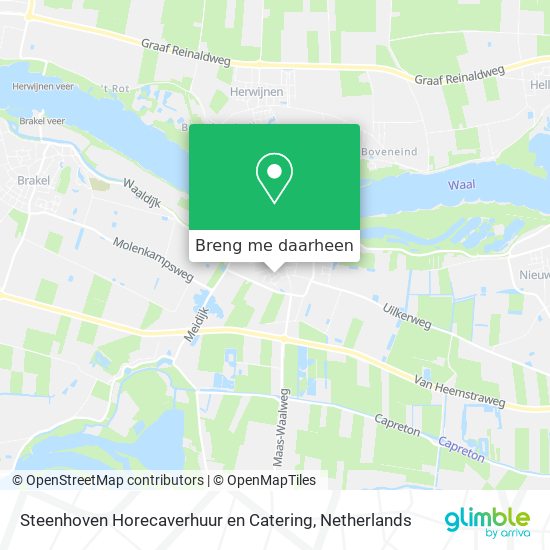 Steenhoven Horecaverhuur en Catering kaart