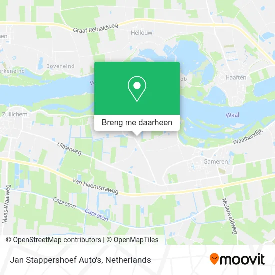 Jan Stappershoef Auto's kaart