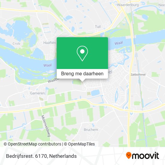 Bedrijfsrest. 6170 kaart