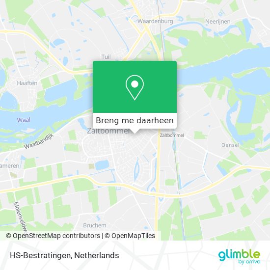 HS-Bestratingen kaart