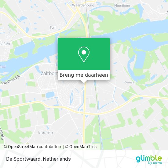 De Sportwaard kaart