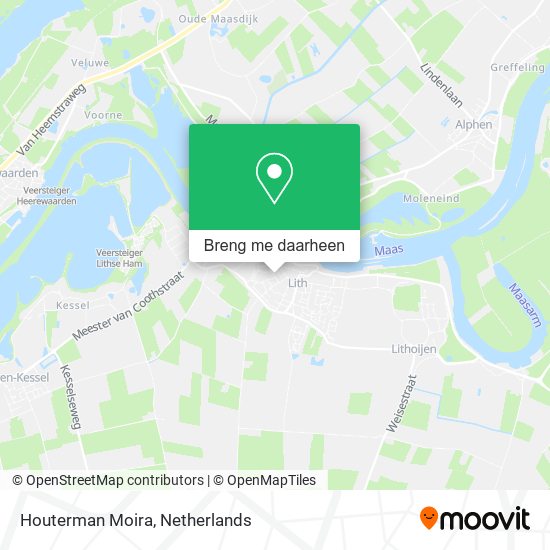 Houterman Moira kaart