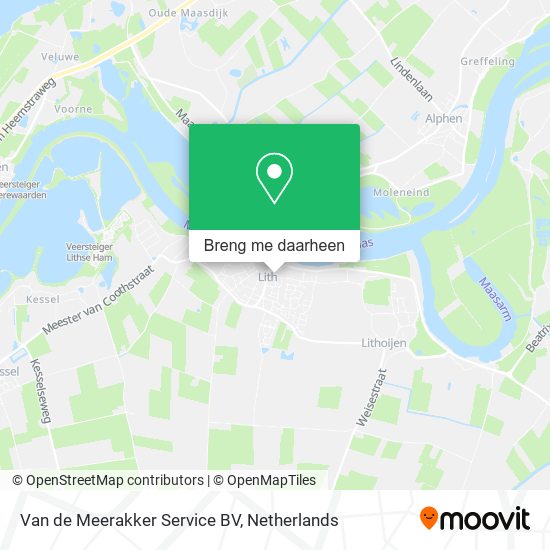 Van de Meerakker Service BV kaart