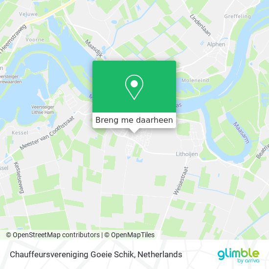 Chauffeursvereniging Goeie Schik kaart