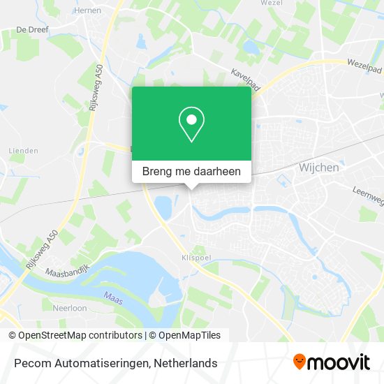 Pecom Automatiseringen kaart