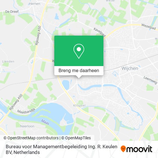 Bureau voor Managementbegeleiding Ing. R. Keulen BV kaart