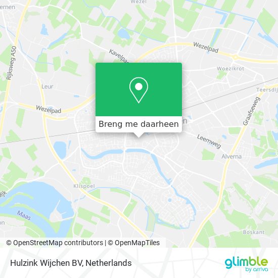 Hulzink Wijchen BV kaart