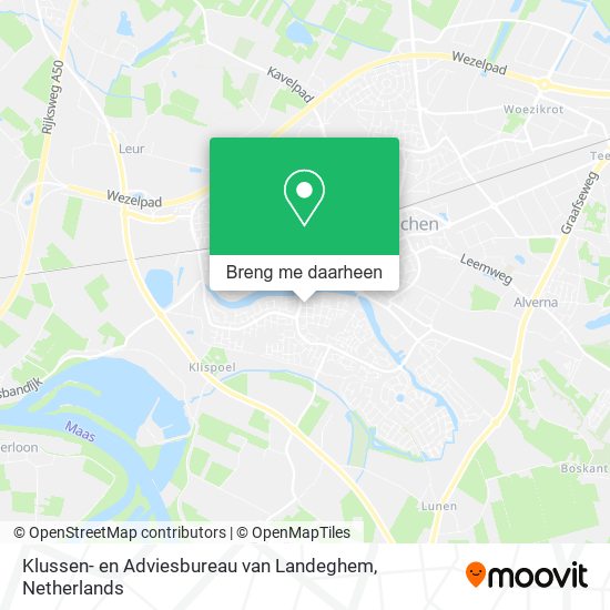 Klussen- en Adviesbureau van Landeghem kaart