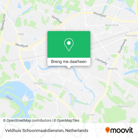 Veldhuis Schoonmaakdiensten kaart
