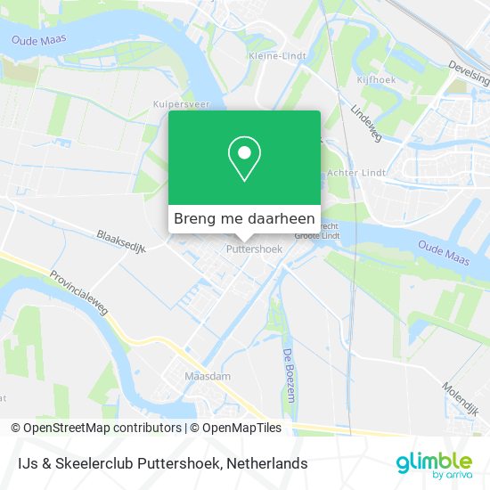 IJs & Skeelerclub Puttershoek kaart