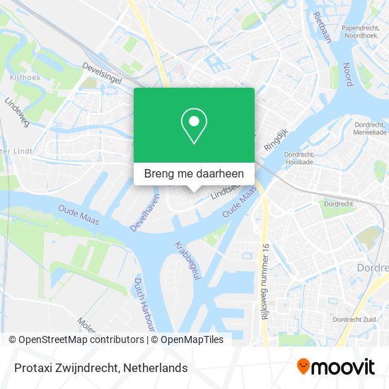 Protaxi Zwijndrecht kaart