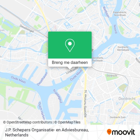 J.P. Schepers Organisatie- en Adviesbureau kaart