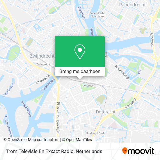 Trom Televisie En Exxact Radio kaart