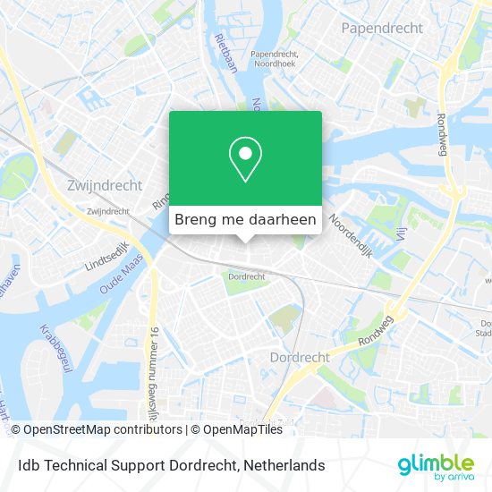 Idb Technical Support Dordrecht kaart