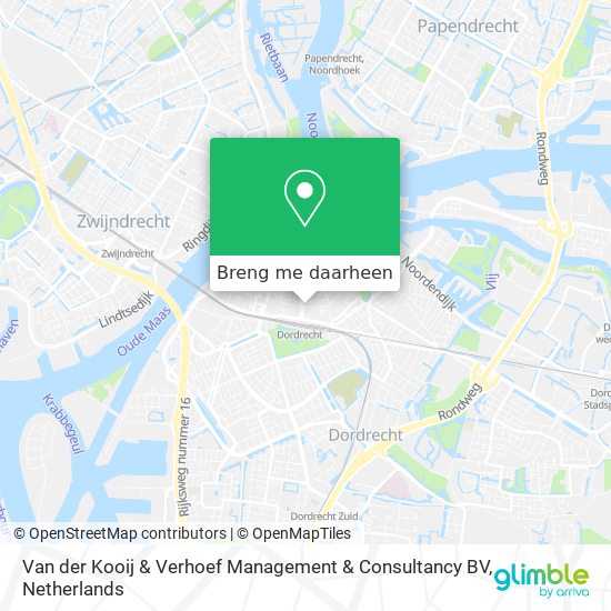 Van der Kooij & Verhoef Management & Consultancy BV kaart