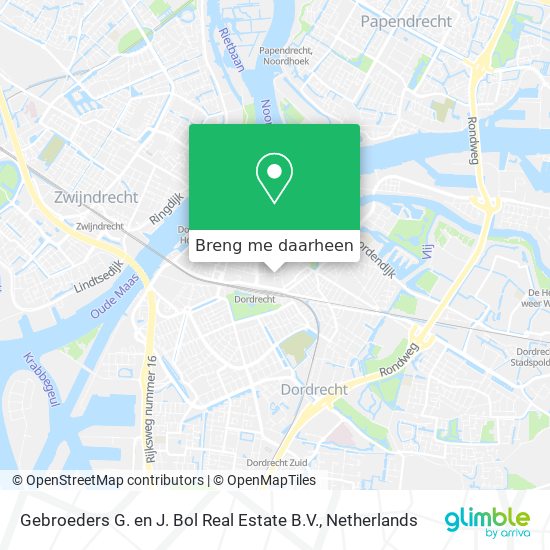 Gebroeders G. en J. Bol Real Estate B.V. kaart