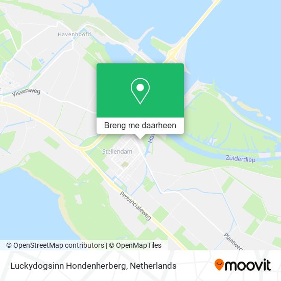 Luckydogsinn Hondenherberg kaart