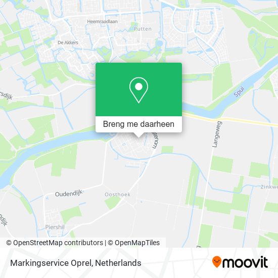 Markingservice Oprel kaart