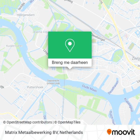 Matrix Metaalbewerking BV kaart