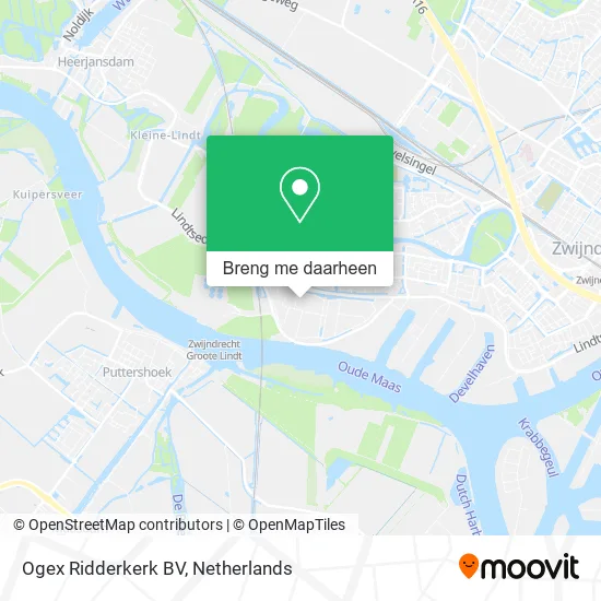 Ogex Ridderkerk BV kaart