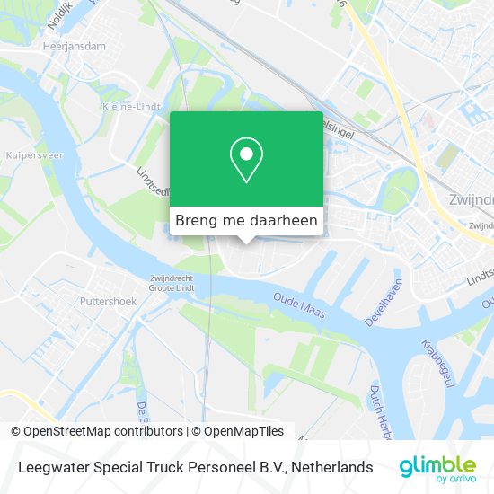 Leegwater Special Truck Personeel B.V. kaart