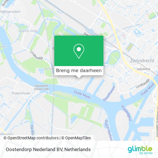 Oostendorp Nederland BV kaart