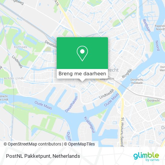 PostNL Pakketpunt kaart