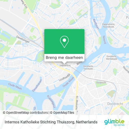 Internos Katholieke Stichting Thuiszorg kaart