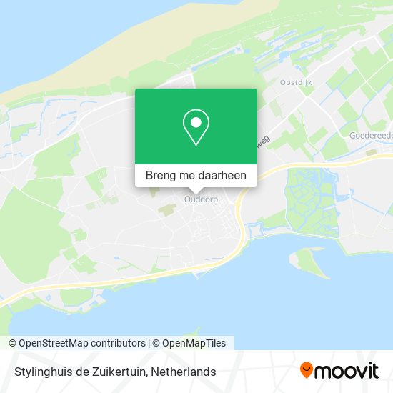 Stylinghuis de Zuikertuin kaart